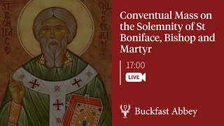 Conventual Mass on the Solemnity of St Boniface Bishop and Martyr – 5th June 2024 [upl. by Notnilk]