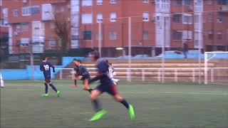 SAN PASCUAL MONTPELLIER 2  1 ESCUDER SAN PASCUAL  15ª Jornada  2ª Juvenil Grupo 16º  201718 [upl. by Mchail]