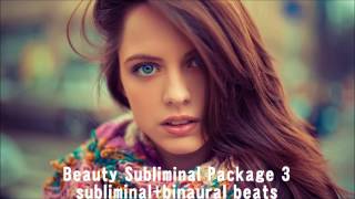 Beauty Subliminal Package ver 3 affirmationsbinaural beats [upl. by Klapp]