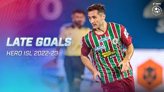 Goals in the Dying minutes  Hero ISL 202223 [upl. by Harbour376]