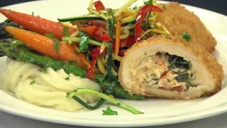 Stuffed Chicken Florentine Recipe  Overland Park Convention Center [upl. by Sutphin]