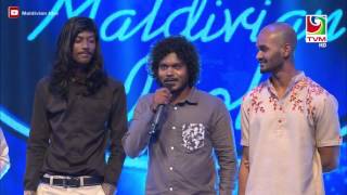 Maldivian Idol Gala Round  Roohuge Zeyvaru  Zaleef Tholaq and Shalabee [upl. by Ecnerolf]