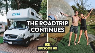 ZORB in Rotorua Is Crazy  Rotorua To Taupo Road Trip  Reveal New Zealand Ep08 [upl. by Ahsata]