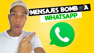 COMO ENVIAR MENSAJES BOMBA💣 en WHATSAPP 2024 bien explicado 🤫 [upl. by Aleunamme68]