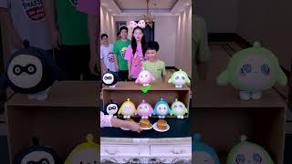 Egg Matching Challenge Hahaha So Fun Funnyfamily Partygames [upl. by Sadler]