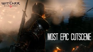 The Witcher 3 Wild Hunt  Most Epic Cutscene Witchers VS Wild Hunt [upl. by Ylaek]