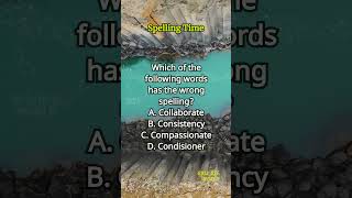 Spelling Time 382 spelling englishlearning englishvocabulary questions quiz [upl. by Madelon]