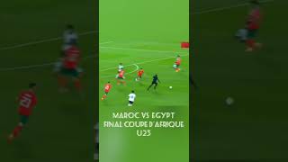 Morocco vs Egypt  Final coupe dAfrique 2023 U23 [upl. by Avril]