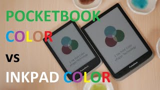 Pocketbook Inkpad Color vs Pocketbook Color ereader Comparison [upl. by Wilmer]