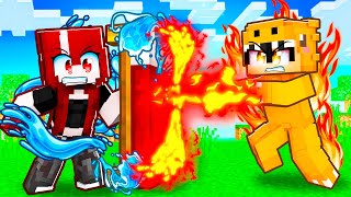 Minecraft Bedwars but We Have ELEMENTAL POWERS [upl. by Ahsienaj]