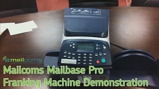 Franking Machines  Mailbase Pro franking machine  NEW [upl. by Eirret339]