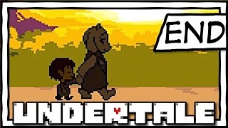 True Pacifist Ending Undertale Blind Playthrough [upl. by Atnahsa]