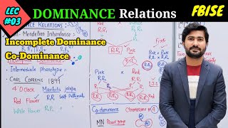 Dominance relationship  Incomplete dominance and Codominance  class 12 biology [upl. by Ikiv]