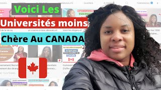 les meilleures universités du canada moins chère pour les étudiants étrangers frais de scolarité [upl. by Gile778]