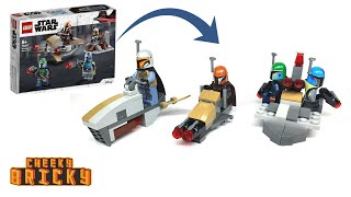 LEGO Star Wars 75267 Mandalorian Battle Pack  Alternate Build Tutorial [upl. by Marielle]