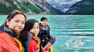 Kayaking at Lake Louise Canada [upl. by Ahearn]