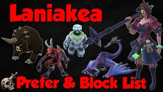 Slayer Prefer amp Block List for Laniakea Runescape 3 [upl. by Finer]