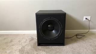 Velodyne CT120 Home Theater Powered Active Subwoofer [upl. by Yretsym]