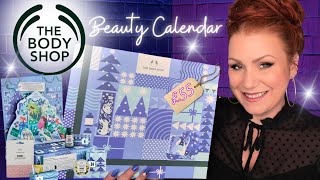 UNBOXING THE BODY SHOP 2024 BEAUTY ADVENT CALENDAR  £55 [upl. by Fotzsyzrk]