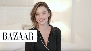 Miranda Kerr’s Secret to Falling Asleep Fast  Harpers BAZAAR [upl. by Winton]