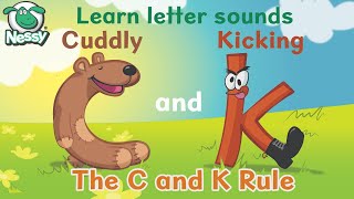 Nessy Spelling Strategy  Cuddly C and Kicking K  Learn to Spell [upl. by Bisset]