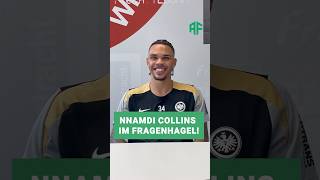 Eintracht Frankfurts Shootingstar Nnamdi Collins im Fragenhagel ⚡️ [upl. by Lock53]