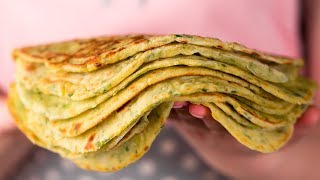 Queste piadine di patate e verdure sono fantastiche  SaporitoTV [upl. by Aikahs]