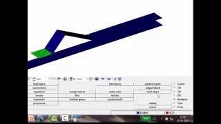 Abaqus contact example How to handle Chattering of contact using Hypermesh Preprocessor [upl. by Barbarese]