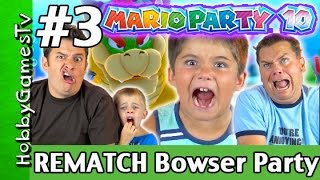 Mario Party 10 Bowser Party 3 REMATCH Nintendo Wii U Gameplay by HobbyGamesTV [upl. by Cost]