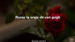 La oreja de van goghrosas lyricsespañol [upl. by Aihsenal]