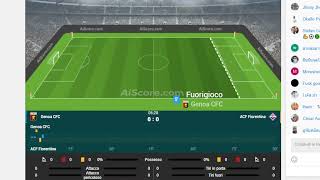 Genoa  Fiorentina live broadcast 🔴 with detailed visual and text effects 2024 [upl. by Chapa]