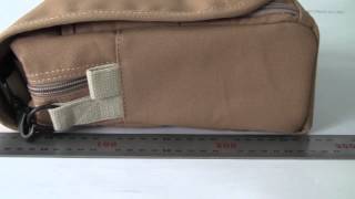 ReviewDomke F 5XC Large Shoulder Bag Sand Features WaterResistant Canvas Camera Bag [upl. by Stoller]