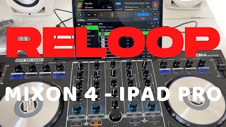 Reloop Mixon 4 Review  iPad Pro 2018 [upl. by Janik584]