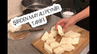 ŞİRDEN MAYALI PEYNİR NASIL YAPILIR  SALAMURA SUYU NASIL HAZIRLANIR [upl. by Atterbury]