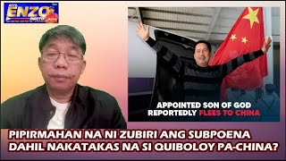 PIPIRMAHAN NA NI ZUBIRI ANG SUBPOENA DAHIL NAKATAKAS NA SI QUIBOLOY PACHINA [upl. by Raffarty497]