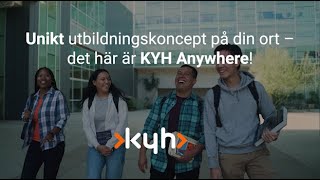 Plugga utan att flytta Så fungerar KYH Anywhere [upl. by Birkett]