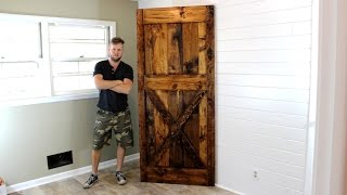 The 40 Barn Door  Easy DIY Project [upl. by Flodnar]