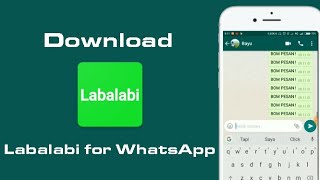 Cara menggunakan aplikasi labalabi for whatsapp di android [upl. by Ahsilahs63]