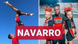 Navarro Cheer Team Skill Videos│quotCHEERquot Season 2 on Netflix [upl. by Loos]