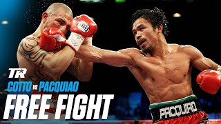 Manny Pacquiao vs Miguel Cotto  ON THIS DAY FREE FIGHT  Pacquiao Wins Welterweight Gold [upl. by Saerdna]