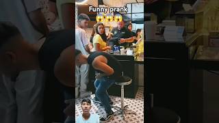 Chair 💺 prank amp public reaction 😱  Funny prank short shorts funny prank AAcomedy98rection 🤣🤣 [upl. by Enela]