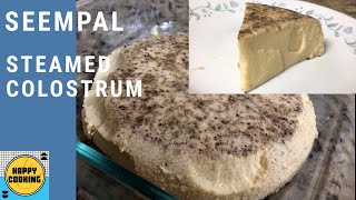 Steamed Seempal in Tamil சுவையான சத்தான சீம்பால் செய்முறை  Steamed Cow Colostrum in Tamil [upl. by Hasseman409]