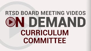 November 12 2024 Curriculum Committee Meeting [upl. by Haibot]