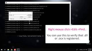 How to register dll or ocx file  Windows 10 [upl. by Hetti298]