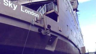 Launch of wightlink Wight Sky London [upl. by Obeded]