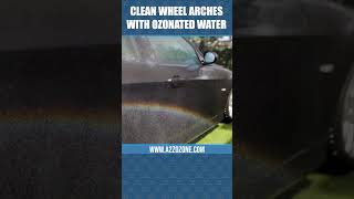 Clean Car wheel arches with ozonated water ozonegenerator ozone [upl. by Oivat464]