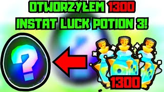 WYPIŁEM 1300 LUCK POTIONÓW 3 I DOSTAŁEM🤔🤔 PETSGO [upl. by Adnilrev919]