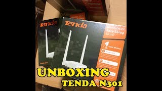 Unboxing Tenda N301 [upl. by Corliss577]