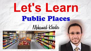 Lets Learn Public Places  Supermarket  Speech Language Therapy at Home  First Words [upl. by Ahsitel]