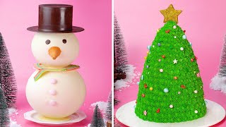 Merry Christmas Cake Recipes  Beautiful Christmas Cake Decorating Ideas  So Yummy [upl. by Niamart]